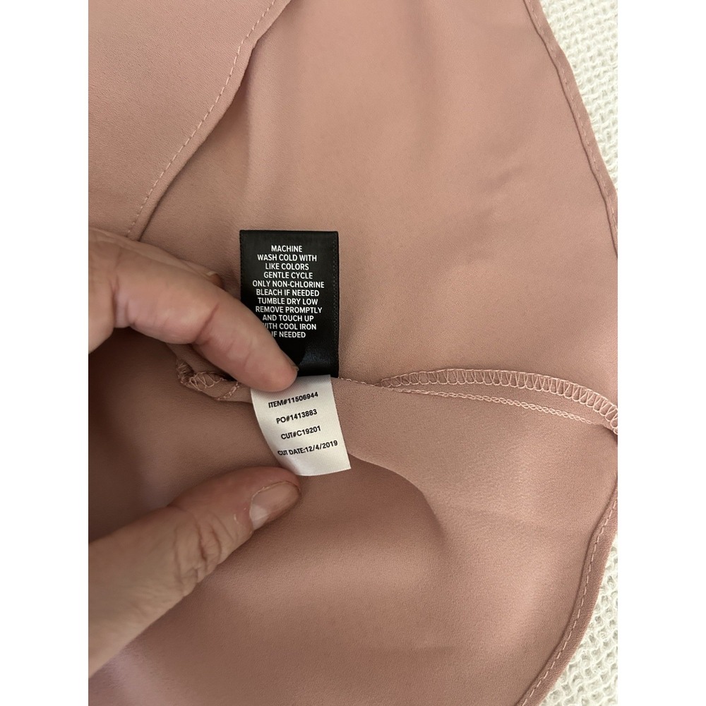 NWT Torrid Blush Pink Peplum Babydoll VNeck Short Sleeve Top Blouse Size 4 - Picture 6 of 6